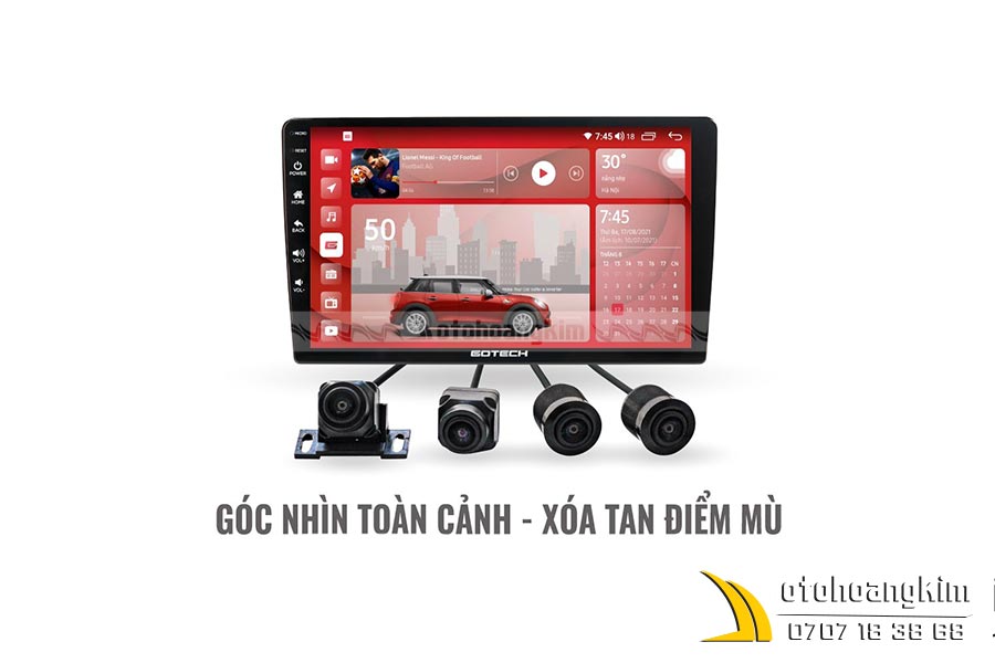 Màn Hình Android Gotech GT-360 Plus NEW 10inch