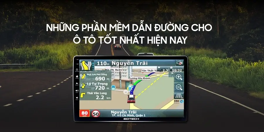 Phần mềm dẫn đường thông minh trên ô tô