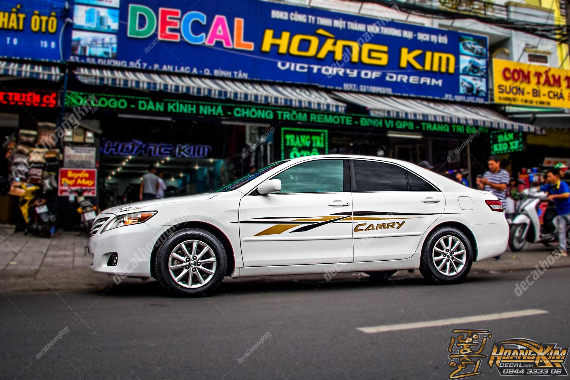 Tem sườn thiết kế theo xe Camry