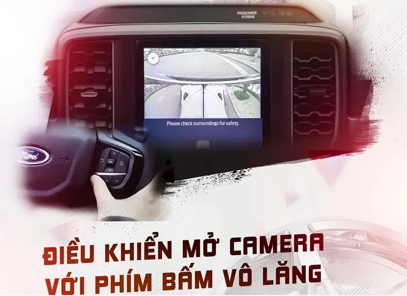 Dễ dàng điều khiển camera trên vô lăng ô tô