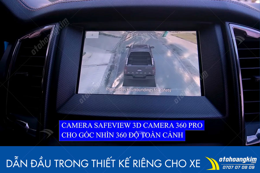 Camera 360 Safeview 3D Ford Ranger ảnh 1