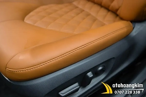 Bọc Áo Ghế Da Nappa King Nâu Cam Xe Camry