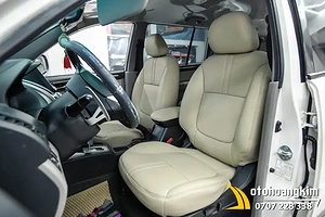 Bọc Áo Ghế Da Nappa King Xe Pajero