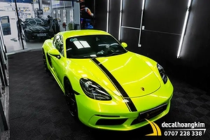 Dán đổi màu Acid Lime (RB07-HD) xe Porsche