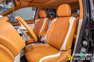 Bọc Ghế Da Nappa King Xe Outlander