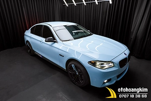 Dán Đổi Màu Candy Xanh Nhạt Xe Bmw