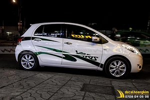 Tem Xe Toyota Yaris - TYA018