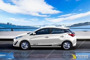 Tem Xe Toyota Yaris - TYA014