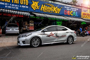 Tem Xe Toyota Altis - TAL002