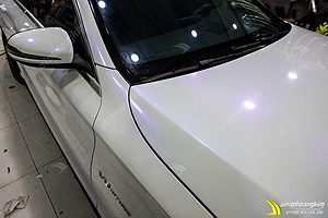 Dán đổi màu Candy trắng Mercedes C63