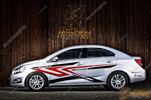 Tem Xe Chevrolet Aveo - CAV007