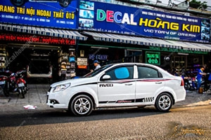 Tem Xe Chevrolet Aveo - CAV005