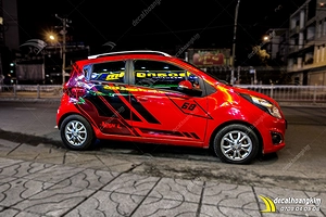 Tem Xe Chevrolet Spark - CSP019