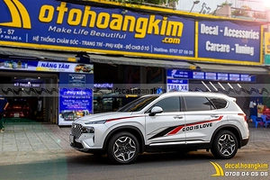 Tem Xe Hyundai Santafe - HSA026