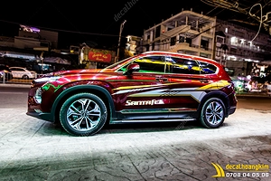 Tem Xe Hyundai Santafe - HSA022