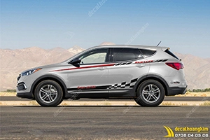 Tem Xe Hyundai Santafe - HSA023