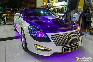 Dán đổi màu Candy tím Lexus