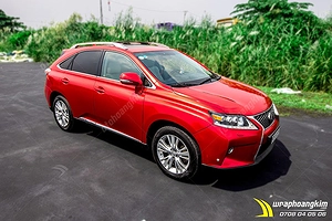 Dán đổi màu Candy đỏ Lexus RX 450H