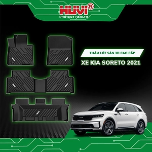 Thảm Lót Sàn Huvi Kia Sorento 2021 3D