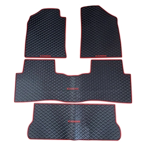 Thảm sàn zin Kia Carens chữ đỏ