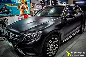 Dán đổi màu đen mờ Mercedes GLC 250