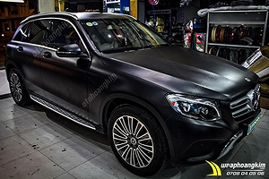 Dán đổi màu đen mờ Mercedes GLC 250