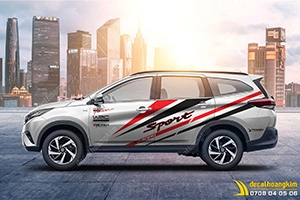 Tem Xe Toyota Rush - TRU017