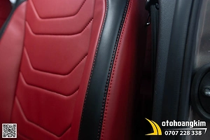 Đổi màu nội thất xe Forte màu đỏ