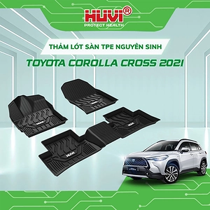 Thảm lót sàn Huvi ô tô ToyotaCorolla Cross 2021 3D