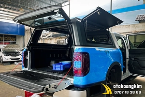 Nắp Thùng Cao Bằng Sắt Cho Xe Bán Tải Kiểu 3 Cửa