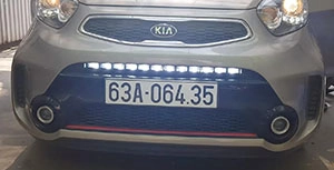 Độ đèn led Kia Morning