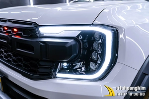 Độ Đèn Pha Raptor 4 Bi