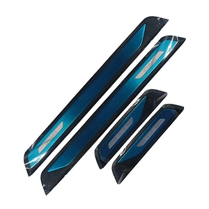 Nẹp Bước Chân Ngoài Honda Civic 2022 Nhựa Đen Có Đèn