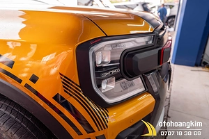 Viền Đèn Trước Ford Ranger WT/RT 2022 Đen