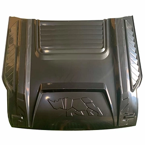 Ốp capo Ford Ranger 2022 lớn biểu tượng Tê Giác