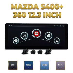 Màn hình android Winca Mazda S400+ Pro 360 12.3 inch
