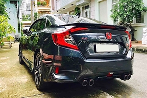Độ pô Honda Civic thể thao