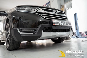 Ốp cản trước Honda Crv 2021 bạc