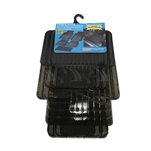 Thảm thông dụng 4 chỗ mỏng đen