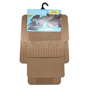 Thảm thông dụng 4 chỗ mỏng kem