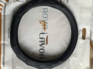 Bọc vô lăng Lavor da đen VF3 (D-cut)