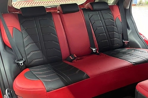 Áo Ghế Da Raize Màu Đen Đỏ