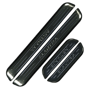 Nẹp Bước Chân Ngoài Hyundai Elantra [2018-2022] Cacbon