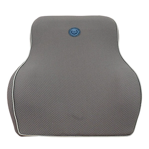 Gối lưng GL01 cao su non lớn xám