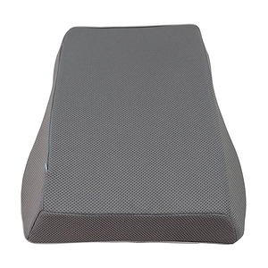 Gối lưng GL01 cao su non lớn xám