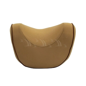 Gối cổ GC03 cao su non khúc xương lớn kem