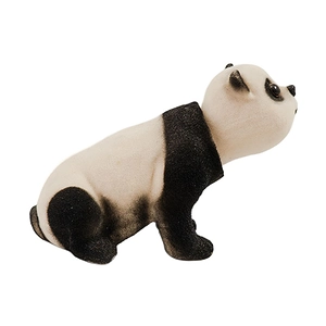 Chó lắc màu trắng đen trang trí ô tô