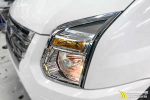 Viền Đèn Trước Ford Transit Mạ Crom