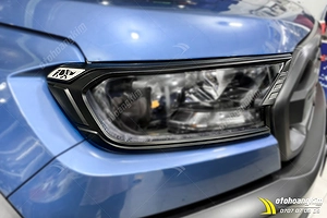 Viền Đèn Trước Raptor Đen