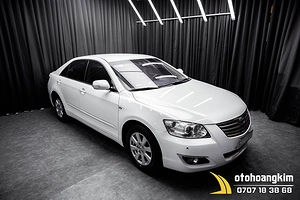 Wrap Đổi Màu Xe Toyota Camry 2010 Màu Trắng Sang TRỌNG